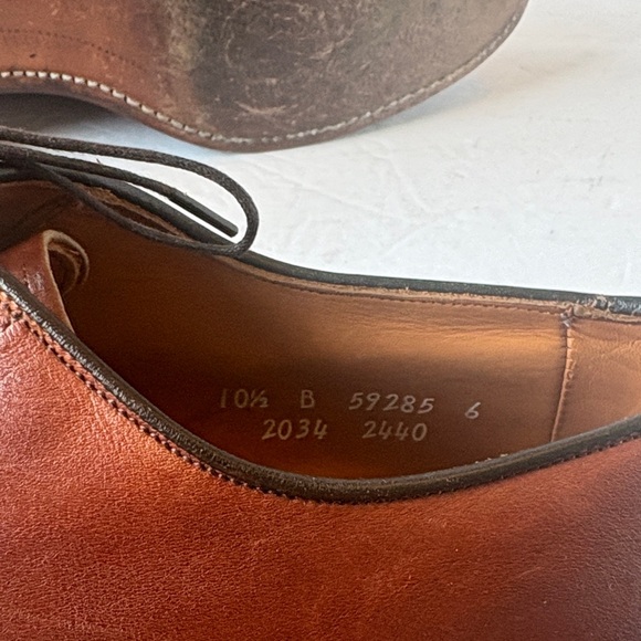 Allen Edmonds Cognac Brown Cap-Toe Oxfords main image 11